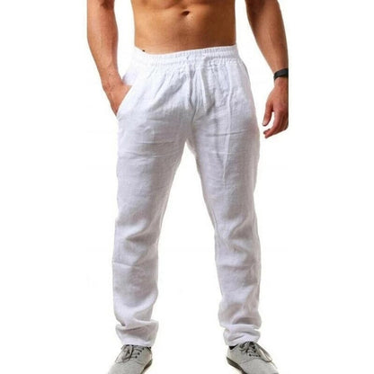 Pantalones Ligeros de Lino para Hombre I Ideales para Primavera y Verano