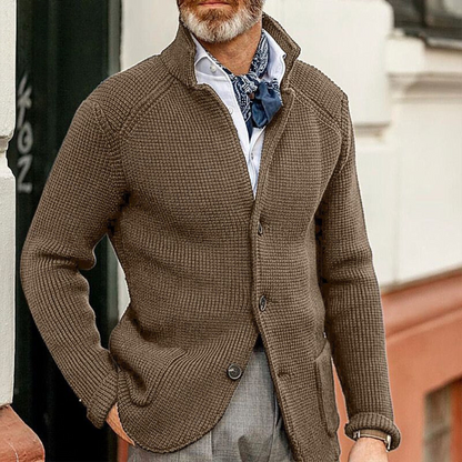 Cárdigan de Punto Abotonado con Ajuste Relajado I Ideal para Otoño e Invierno