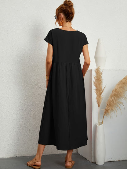 Vestido Midi con Ajuste Elegante y Tela Suave | Ideal para Primavera y Verano