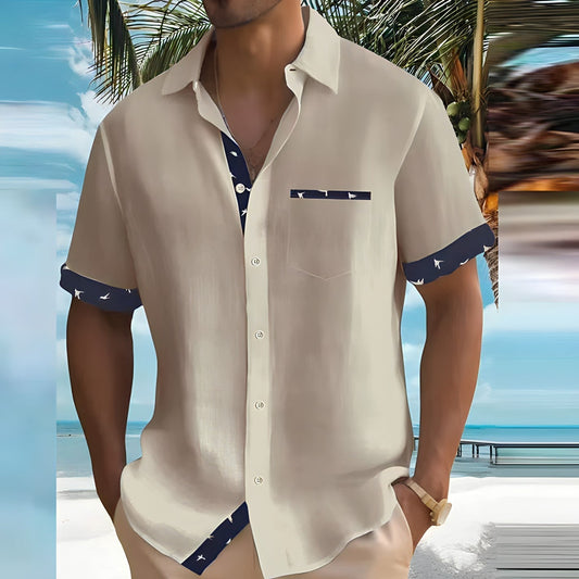 Camisa de Manga Corta para Hombre con Tejido Transpirable | Ideal para el Verano