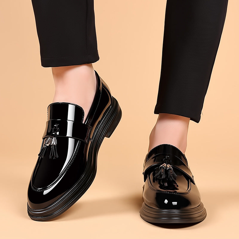 Zapatos de Cuero para Hombres Talla Grande con Suela de Goma Blanda | Ideales para Todas las Temporadas