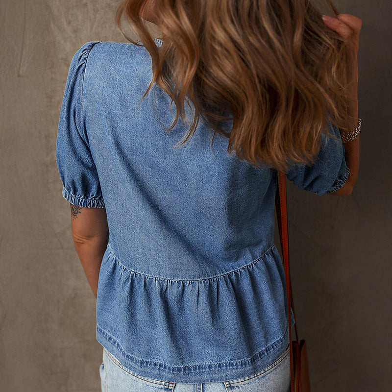 Camisa de Mujer con Lazo y Detalle de Banda Manga Larga | Ideal para Primavera y Otoño