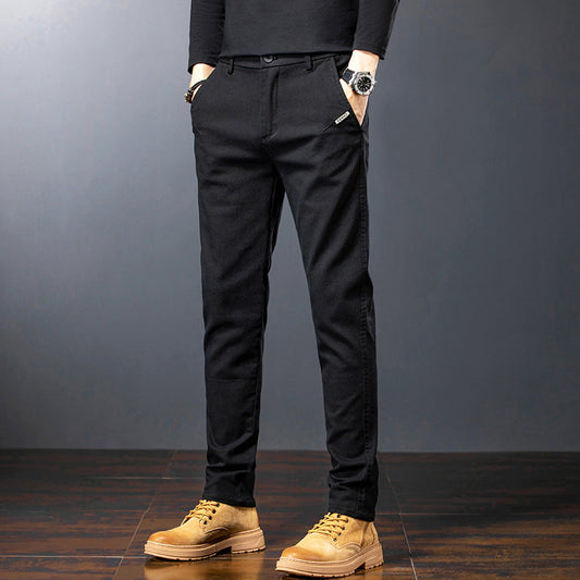 Pantalones Elásticos de Tiro Alto Ideales para el Invierno