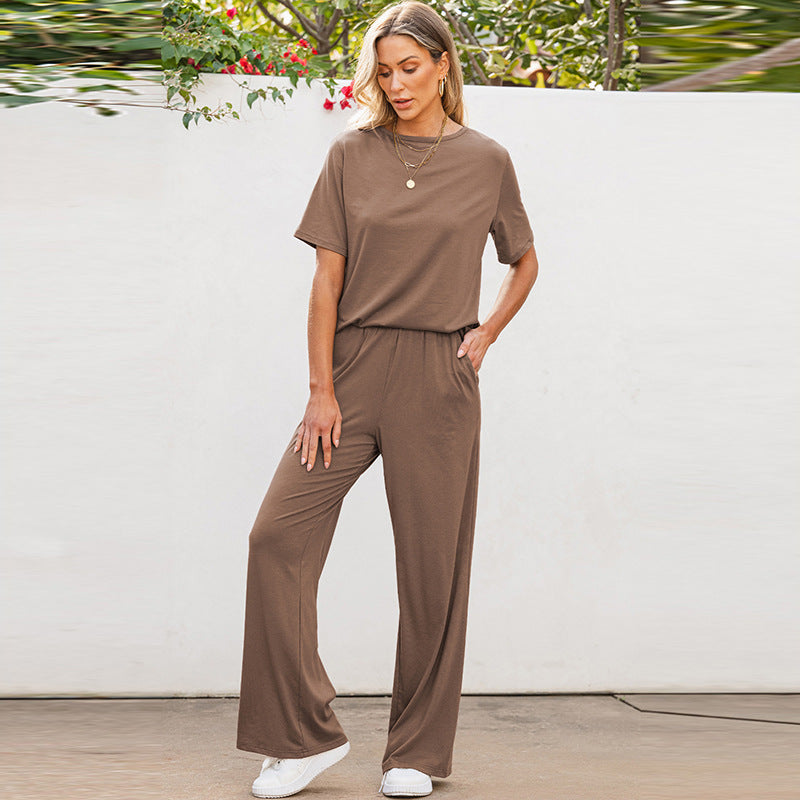 Traje de Color Sólido con Múltiples Bolsillos y Mangas Tres Cuartos | Ideal para Primavera