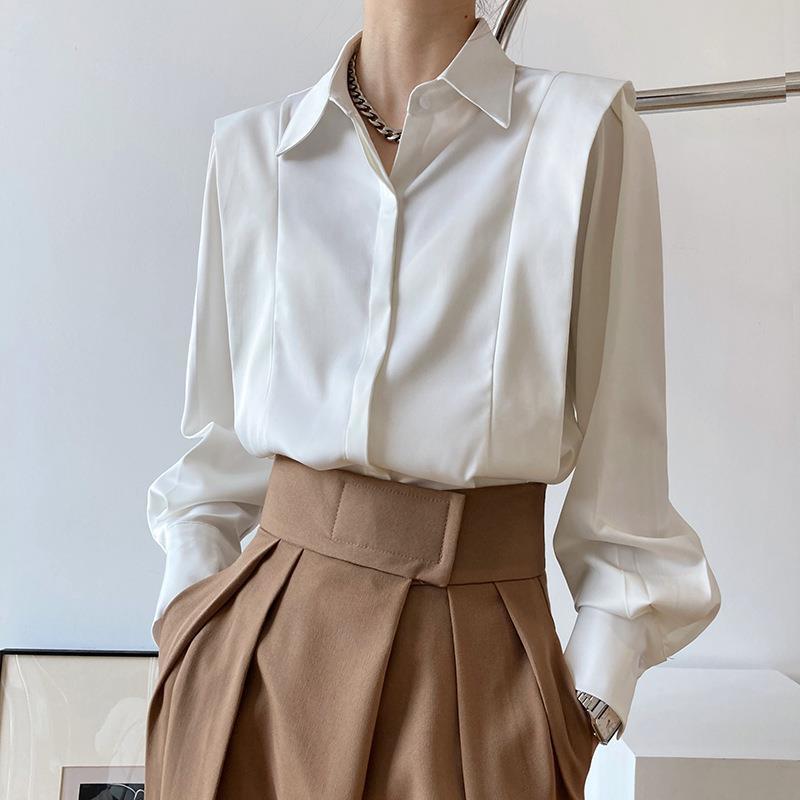 Chaqueta Cardigán de Chifón con Volantes y Efecto Satén de Manga Larga | Ideal para Primavera