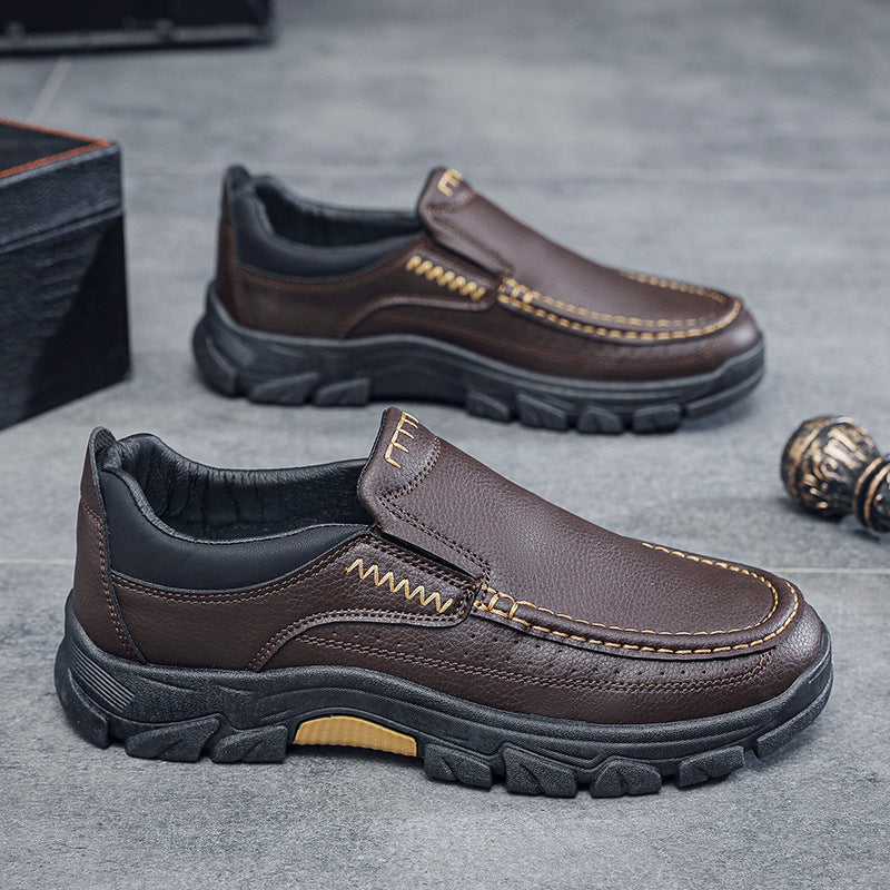 Zapatos de Negocios de Cuero PU para Hombres | Ideal para Otoño