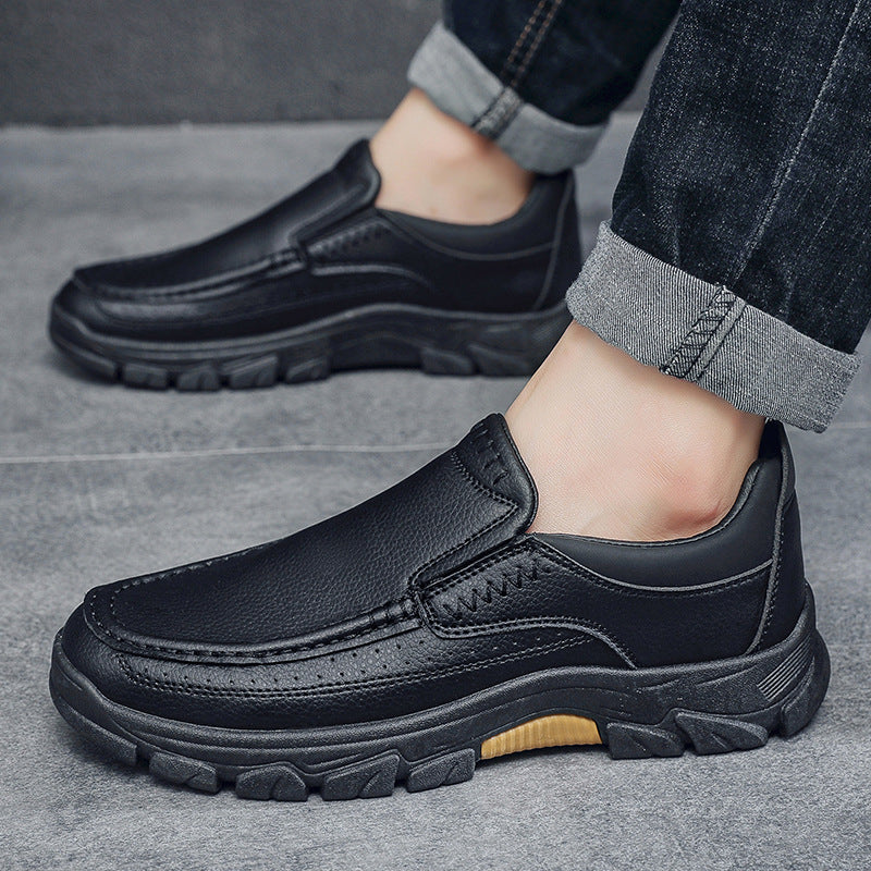 Zapatos de Negocios de Cuero PU para Hombres | Ideal para Otoño