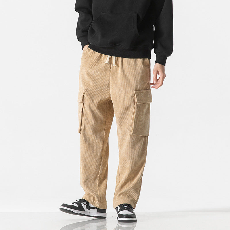 Pantalones Holgados de Pana para Hombre – Ideales para el Invierno
