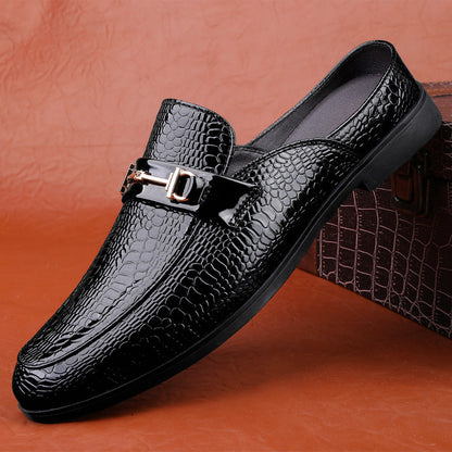 Zapatos de Cuero para Hombre con Detalle Metálico | Ideales para Primavera y Verano