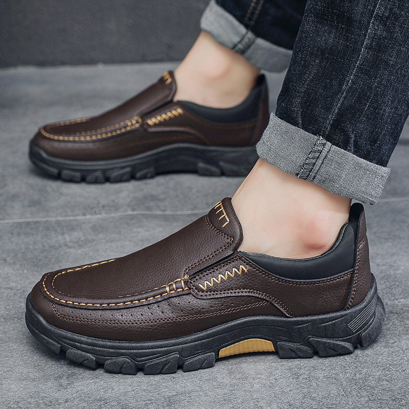 Zapatos de Negocios de Cuero PU para Hombres | Ideal para Otoño