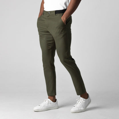 Pantalones Chinos de Hombre con Ajuste Cónico I Ideales para Primavera y Otoño