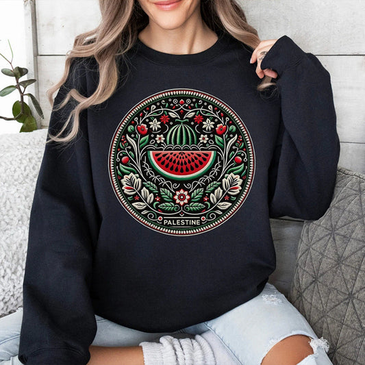 Sudadera Gráfica de Sandía de Manga Larga | Ideal para Todas las Temporadas