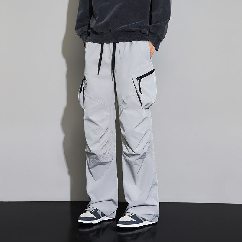 Pantalones Tácticos Ajustados de Poliéster Ideales para Primavera y Otoño