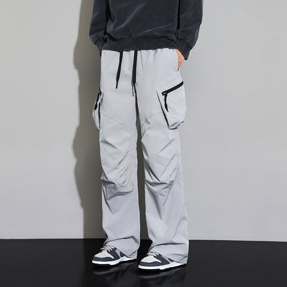 Pantalones Tácticos Ajustados de Poliéster Ideales para Primavera y Otoño