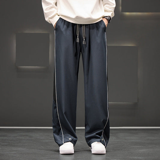 Pantalones Impermeables de Pierna Recta para Hombre Talla Grande Ideales para Primavera y Otoño
