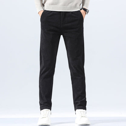 Pantalones de Vestir de Pana Ligera para Hombre – Ideal para Todas las Estaciones