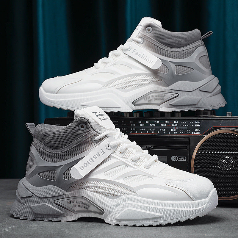 Zapatillas Altas para Hombre Resistentes al Desgaste con Suela Gruesa | Ideales para Todas las Estaciones