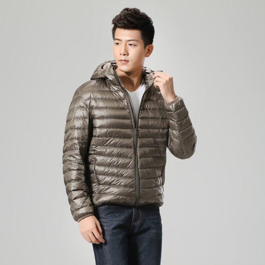 Chaqueta Ligera Acolchada con Capucha de Mezcla de Algodón | Ideal para Primavera y Otoño