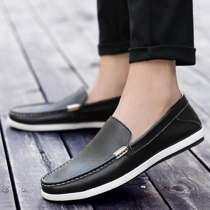 Zapatos de Cuero para Hombre con Suela Blanda y Transpirables | Ideales para el Verano
