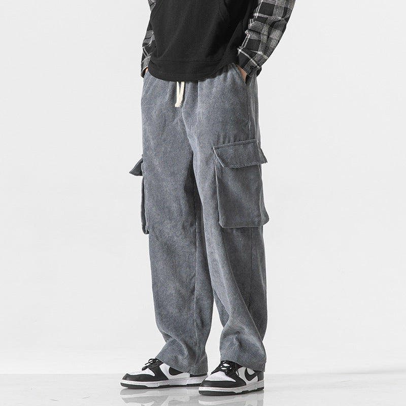Pantalones Holgados de Pana para Hombre – Ideales para el Invierno