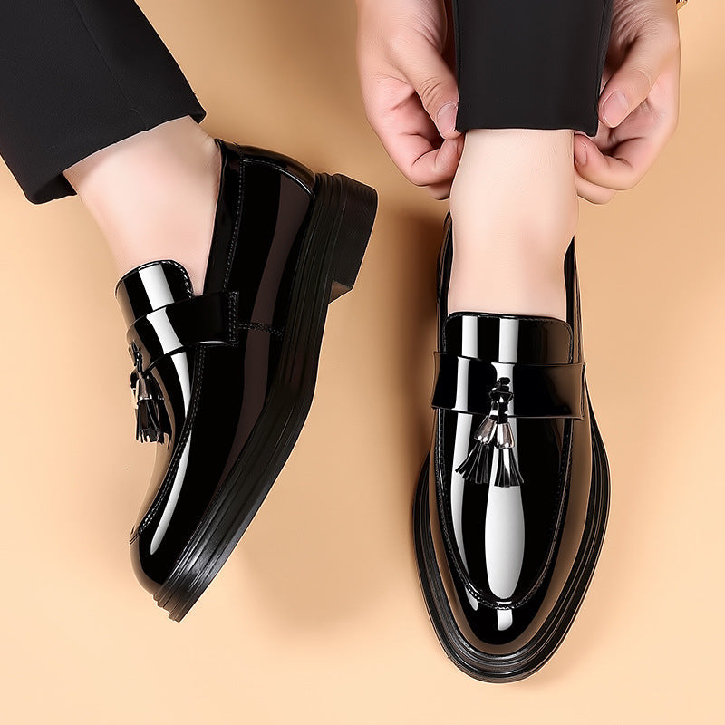 Zapatos de Cuero para Hombres Talla Grande con Suela de Goma Blanda | Ideales para Todas las Temporadas