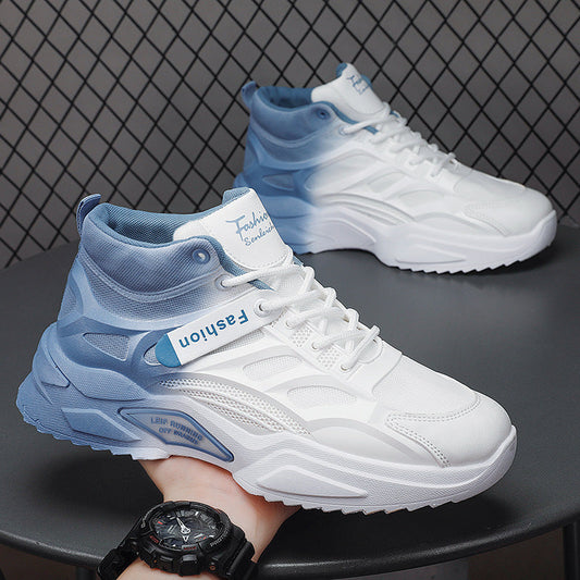 Zapatillas Altas para Hombre Resistentes al Desgaste con Suela Gruesa | Ideales para Todas las Estaciones