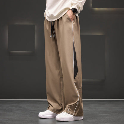 Pantalones Impermeables de Pierna Recta para Hombre Talla Grande Ideales para Primavera y Otoño