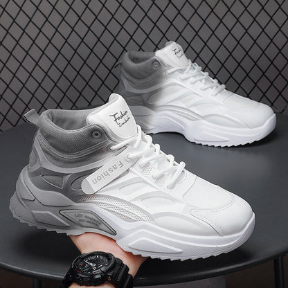 Zapatillas Altas para Hombre Resistentes al Desgaste con Suela Gruesa | Ideales para Todas las Estaciones