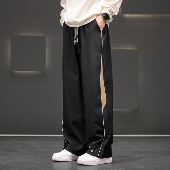 Pantalones Impermeables de Pierna Recta para Hombre Talla Grande Ideales para Primavera y Otoño