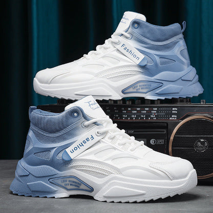Zapatillas Altas para Hombre Resistentes al Desgaste con Suela Gruesa | Ideales para Todas las Estaciones