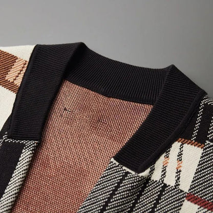 Suéter de Manga Larga con Camuflaje Geométrico Ideal para Primavera y Otoño