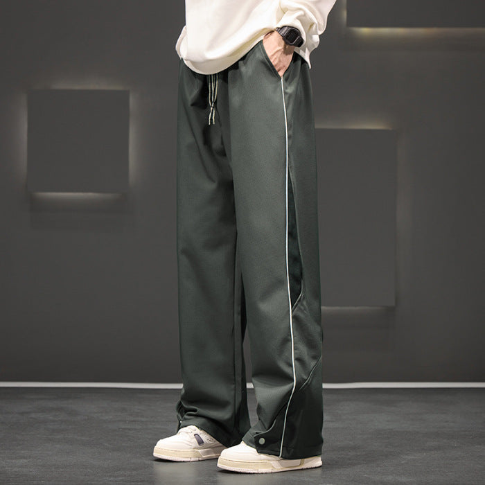 Pantalones Impermeables de Pierna Recta para Hombre Talla Grande Ideales para Primavera y Otoño