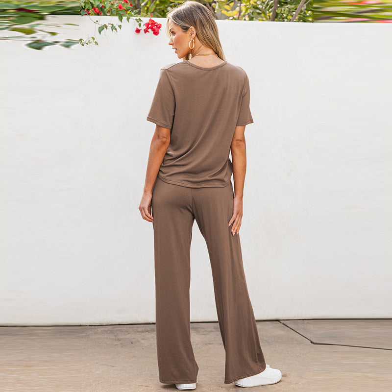 Traje de Color Sólido con Múltiples Bolsillos y Mangas Tres Cuartos | Ideal para Primavera