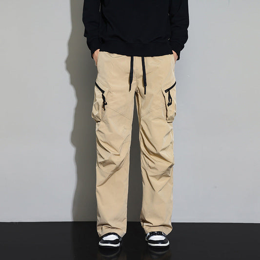 Pantalones Tácticos Ajustados de Poliéster Ideales para Primavera y Otoño