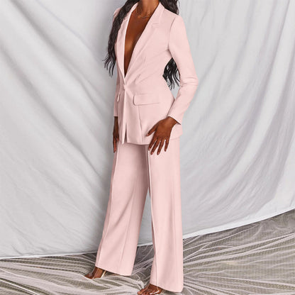 Conjunto de Blazer y Pantalón para Mujer | Ideal para Primavera y Otoño