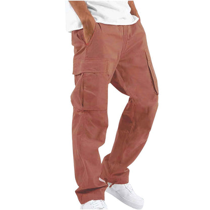 Pantalones Cargo para Hombre con Múltiples Bolsillos I Ideales para Primavera y Otoño