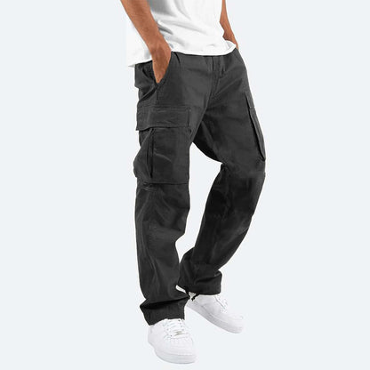 Pantalones Cargo para Hombre con Múltiples Bolsillos I Ideales para Primavera y Otoño