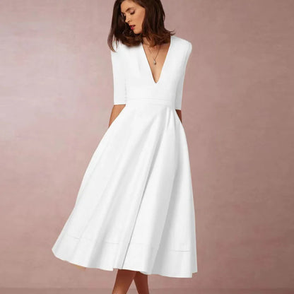 Vestido Vintage de los Años 60 con Falda Acampanada | Ideal para Primavera y Otoño