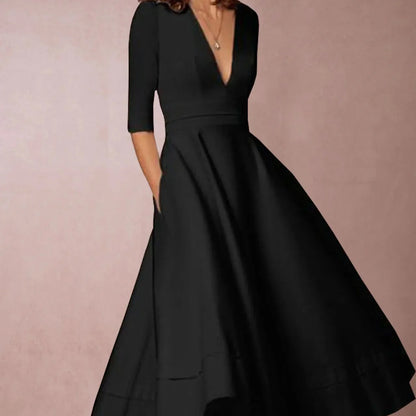 Vestido Vintage de los Años 60 con Falda Acampanada | Ideal para Primavera y Otoño