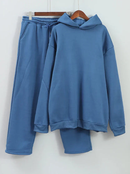 Conjunto de Sudadera con Capucha y Joggers para Hombre I Ideal para Otoño e Invierno