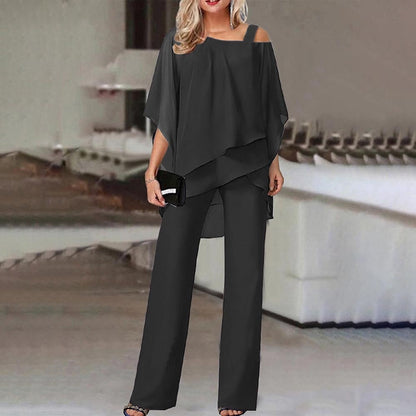Conjunto de dos piezas con hombros descubiertos I Ideal para primavera y otoño