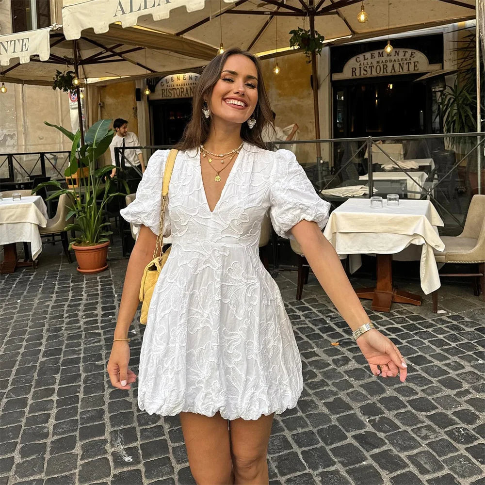 Vestido midi sin mangas en línea A con tejido resistente a las arrugas | Ideal para primavera y verano