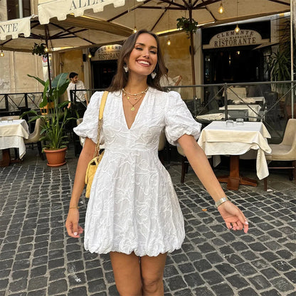 Vestido midi sin mangas en línea A con tejido resistente a las arrugas | Ideal para primavera y verano