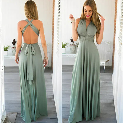 Vestido Envolvente Convertible con Tirantes Ajustables | Ideal para Primavera y Verano