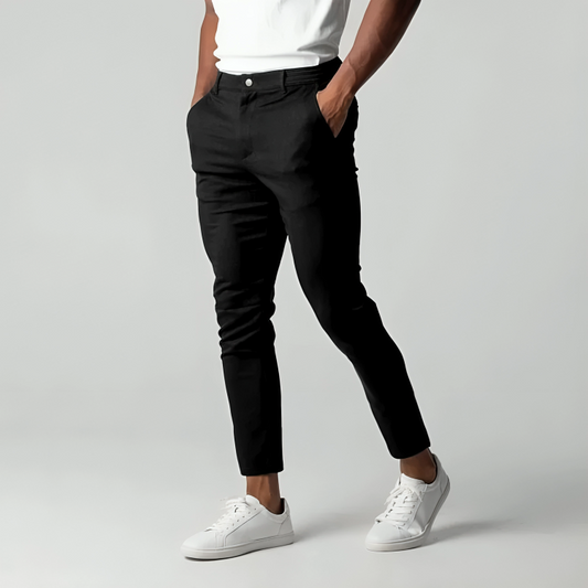 Pantalones Chinos de Hombre con Ajuste Cónico I Ideales para Primavera y Otoño