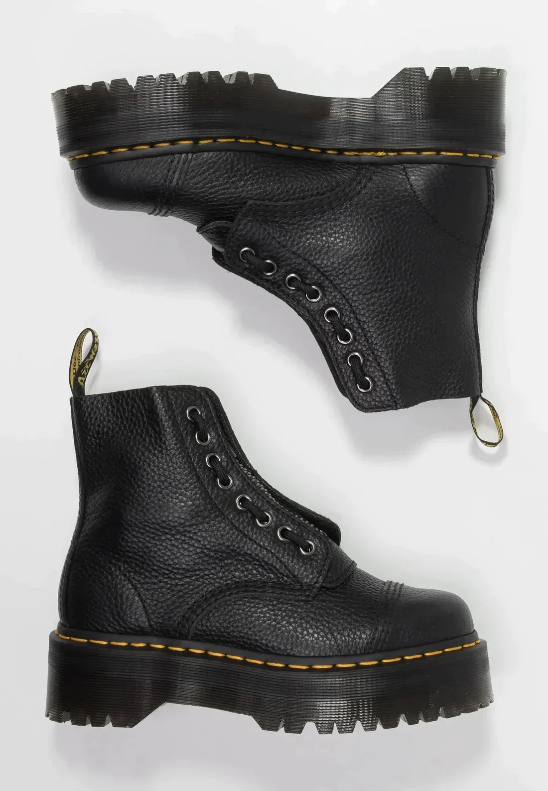 Botines de cuero con tacón y suela duradera I Ideales para otoño e invierno