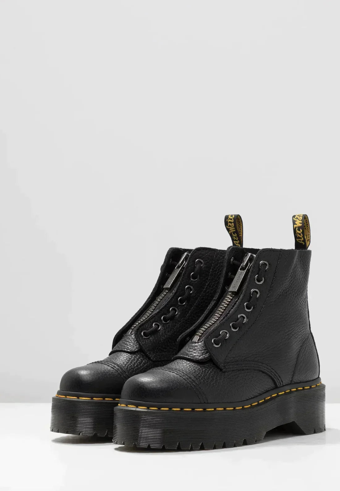 Botines de cuero con tacón y suela duradera I Ideales para otoño e invierno