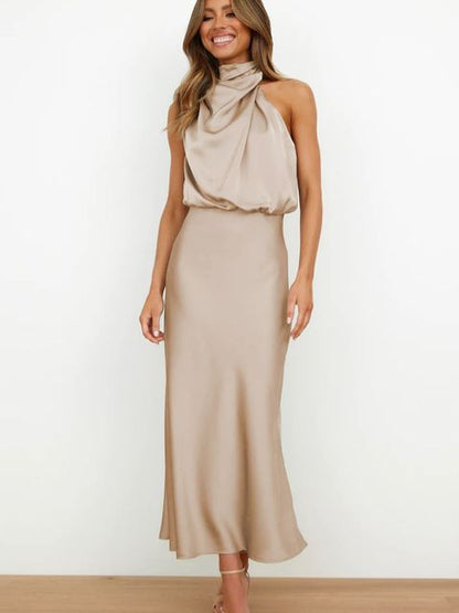 Vestido midi con cinturón para cóctel | Ideal para primavera y otoño