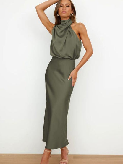 Vestido Midi de Cóctel con Cinturón | Ideal para Primavera y Verano
