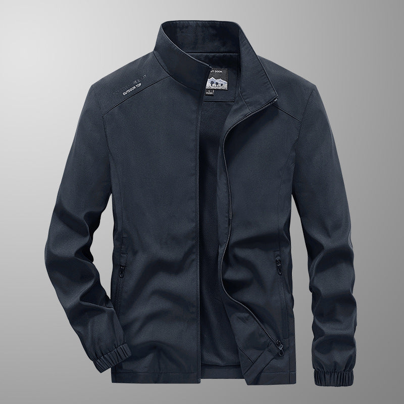 Chaqueta Holgada para Hombre de Mezcla de Algodón | Ideal para Primavera y Otoño